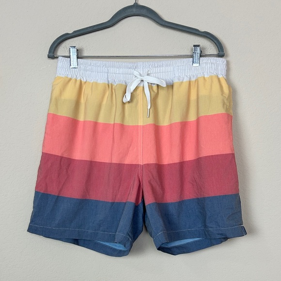 chubbies Other - Chubbies the golden hours pattern swim shorts 5.5” inseam size XL